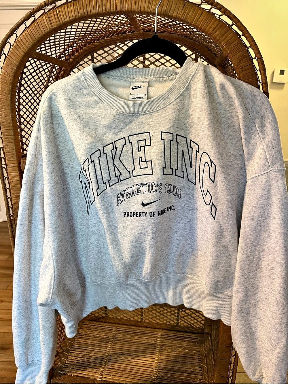 Nike Athletics Club Crewneck Sweatshirt Gray